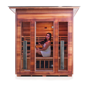 Enlighten Sauna RUSTIC 4-Person Full Spectrum Infrared Sauna