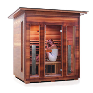 Enlighten Sauna RUSTIC 4-Person Full Spectrum Infrared Sauna