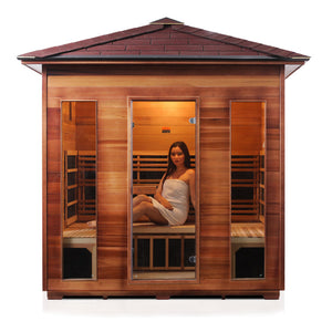 Enlighten Sauna RUSTIC 5-Person Full Spectrum Infrared Sauna