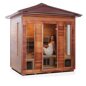 Enlighten Sauna RUSTIC 5-Person Full Spectrum Infrared Sauna