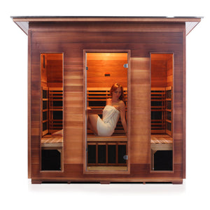 Enlighten Sauna RUSTIC 5-Person Full Spectrum Infrared Sauna