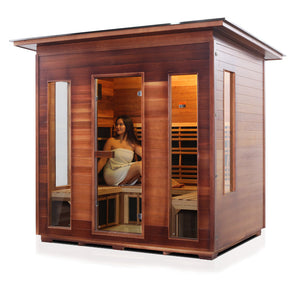 Enlighten Sauna RUSTIC 5-Person Full Spectrum Infrared Sauna