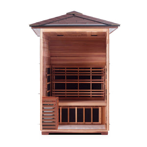 Enlighten Sauna SAPPHIRE 2-Person Infrared/Traditional Sauna