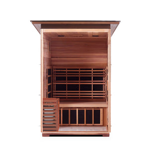 Enlighten Sauna SAPPHIRE 2-Person Infrared/Traditional Sauna