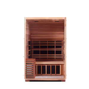 Enlighten Sauna SAPPHIRE 2-Person Infrared/Traditional Sauna