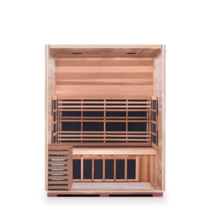 Enlighten Sauna SAPPHIRE 3-Person Infrared/Traditional Sauna