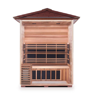 Enlighten Sauna SAPPHIRE 3-Person Infrared/Traditional Sauna