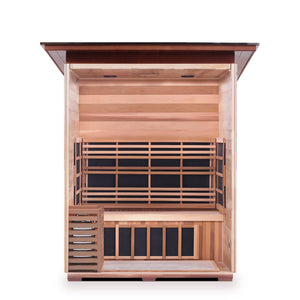 Enlighten Sauna SAPPHIRE 3-Person Infrared/Traditional Sauna