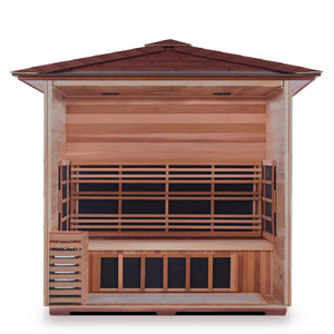 Enlighten Sauna SAPPHIRE 4-Person Infrared/Traditional Sauna