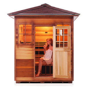 Enlighten Sauna SIERRA 4-Person Full Spectrum Infrared Sauna