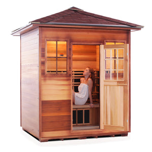 Enlighten Sauna SIERRA 4-Person Full Spectrum Infrared Sauna