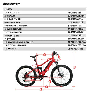 Euronau UHVO Electric Bicycle 36V