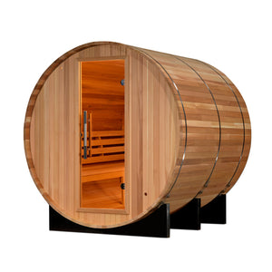 Golden Designs Uppsala Edition 4 Person Traditional Barrel Steam Sauna