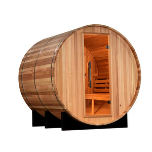 Golden Designs Uppsala Edition 4 Person Traditional Barrel Steam Sauna