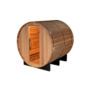 Golden Designs Uppsala Edition 4 Person Traditional Barrel Steam Sauna