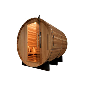 Golden Designs Uppsala Edition 4 Person Traditional Barrel Steam Sauna