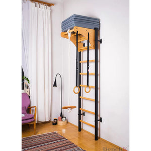 Swedish ladder for kids with gymnastic accessories – BenchK 211B + A076