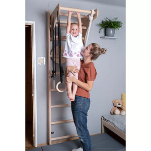 Wooden wall bars for kids room – BenchK 111 + A204