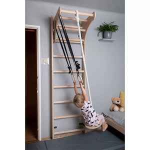 Wooden wall bars for kids room – BenchK 111 + A204