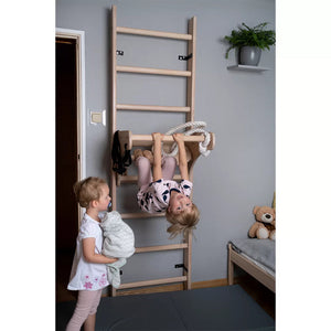 Wooden wall bars for kids room – BenchK 111 + A204